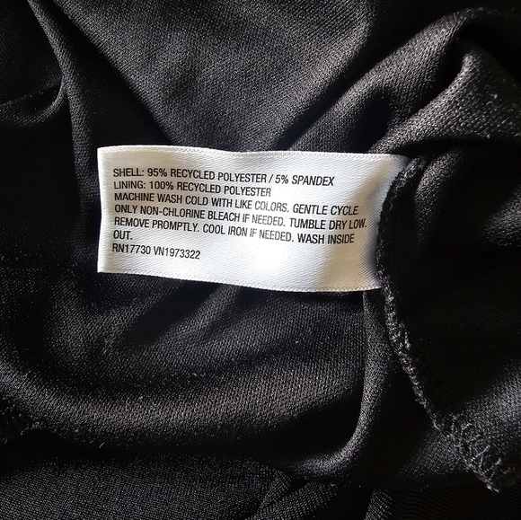 Wild Fable Black Ribbed Midi Tank Dress Size XL Sustainable Fabric - Picture 7 of 10